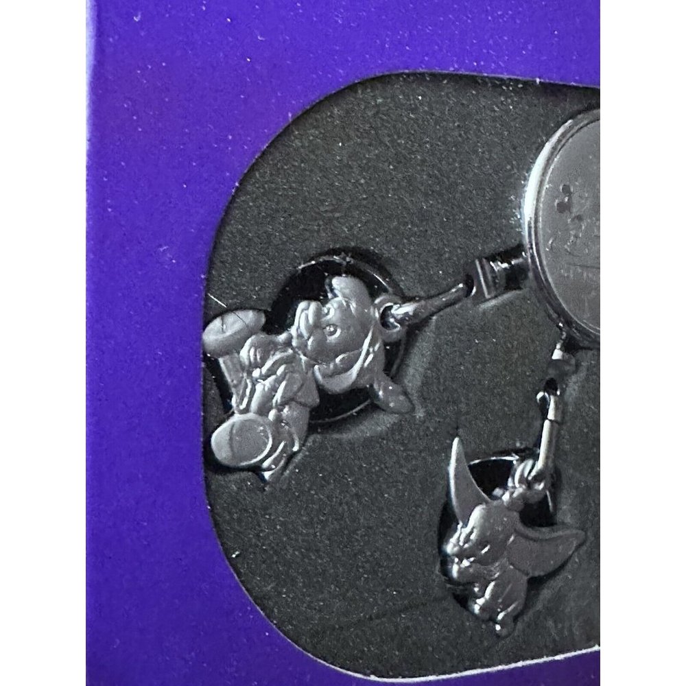 Disney 75 Years Of Love And Laughter Metal Keychain Dumbo, Tinkerbell, Cheshire - Picture 6 of 8